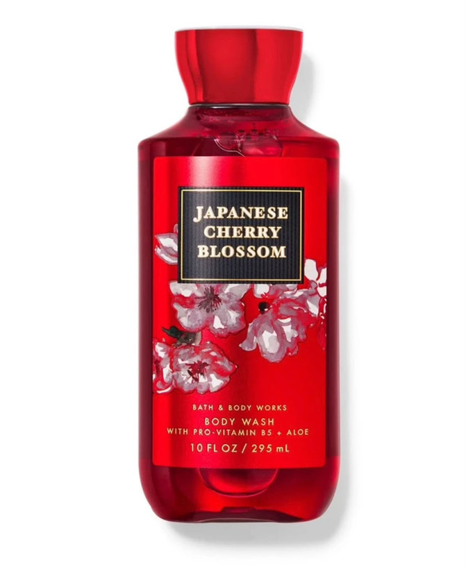 ژل شست و شوی بدن بث اند بادی ورکس japanese cherry blossom
